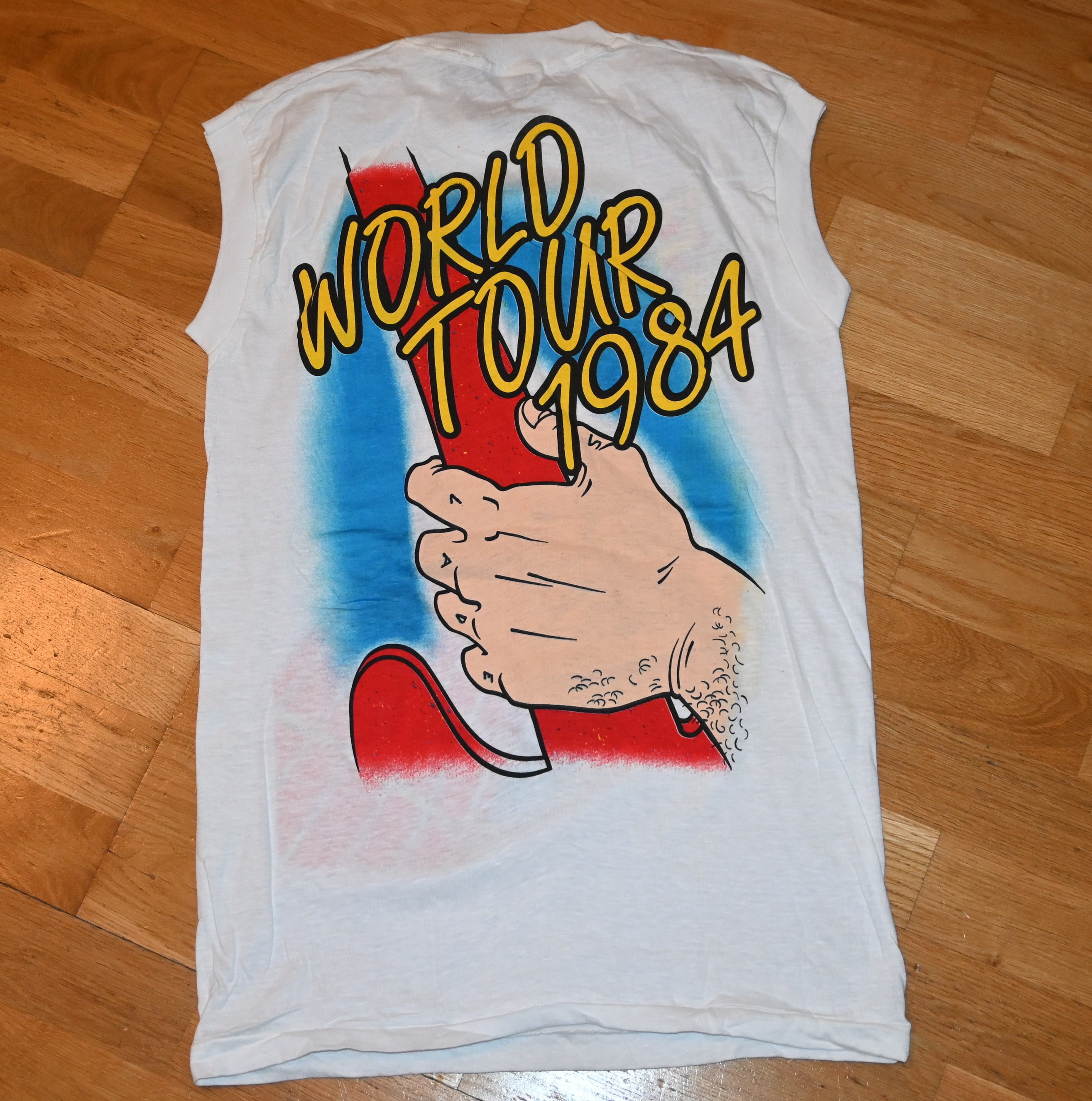 1984 SLADE Vintage Rare 1980's Glam Rock Concert Tour Sleeveless T ...