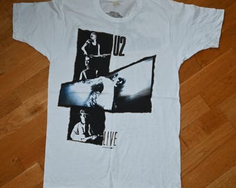 ヴィンテージ 1987 U2 ジョシュア ツリー アルバム プロモーション T