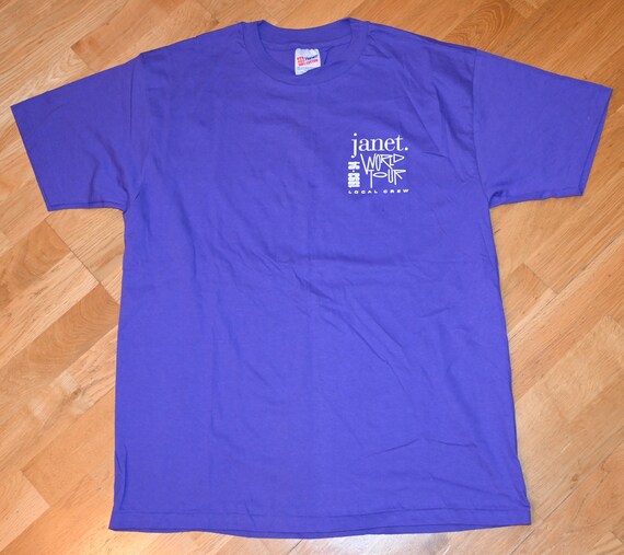 1993-94 JANET JACKSON Vintage Purple Rare 90's World Tour Concert