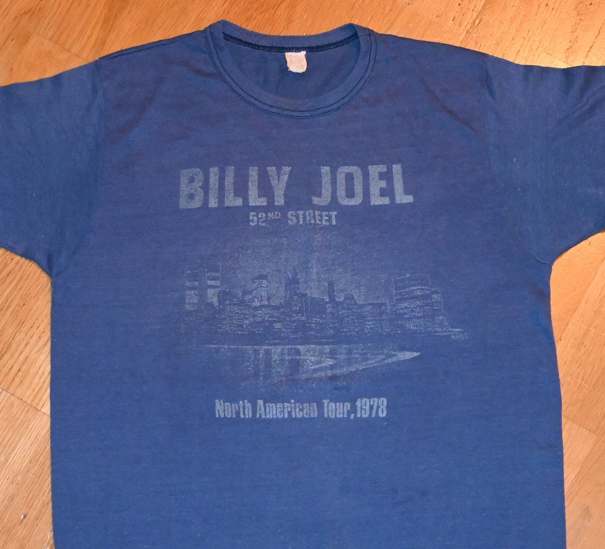 Billy Joel 52nd Street Tour Tシャツ1978年