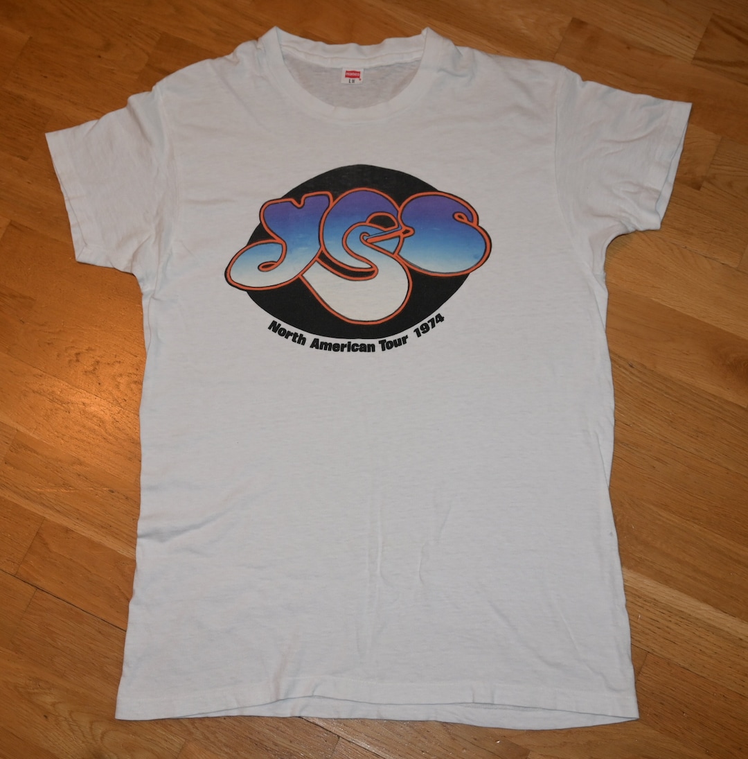 ミュージシャン 1970's [yes] promotional t shirts Vintage Yes concert t shirt 1970's? - Vintage T-Shirt Forum