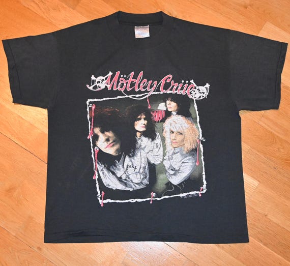 1989 MOTLEY CRUE Vintage Rare Original Dr Feelgood 1980's Concert