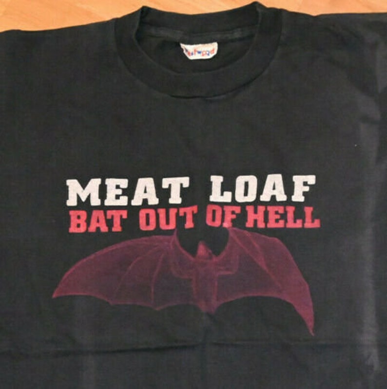 1977 MEAT LOAF Meatloaf Bat Out of Hell vintage concert tour Etsy