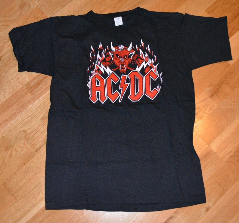 1980's AC/DC ACDC Vintage Concert Tour 70s 80s Rare - Etsy