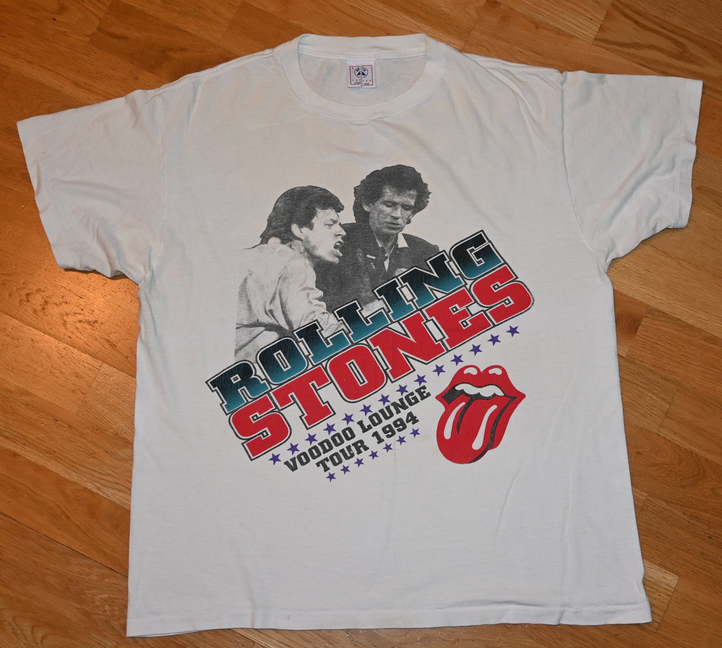1994 the ROLLING STONES Vintage Concert Tour Rare Original Rock T