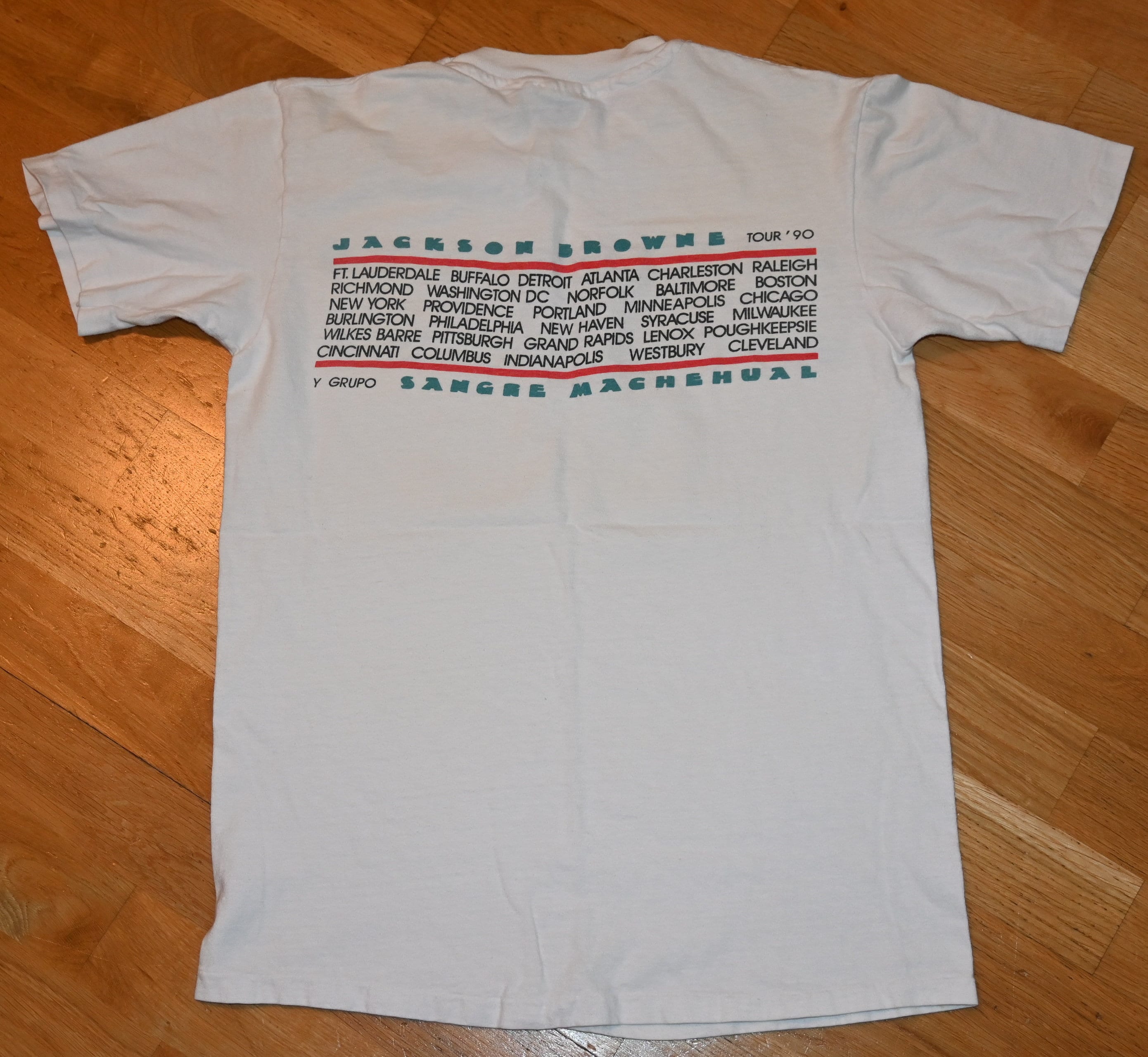1990 JACKSON BROWNE Vintage Rare 80's 90's Tour Rock Concert