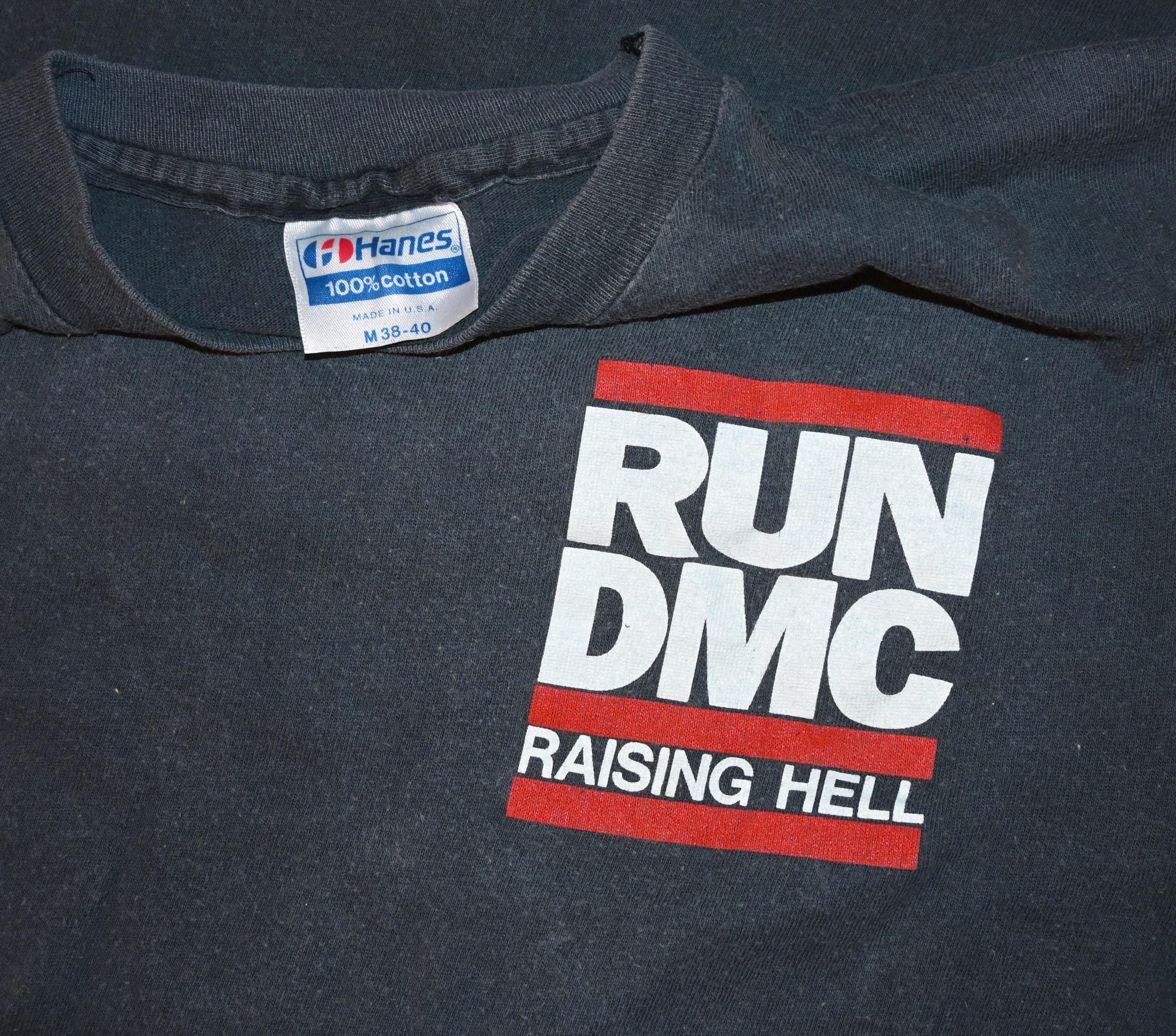 1987 RUN DMC Vintage Original Rare! 80's Raising Hell Concert Tour