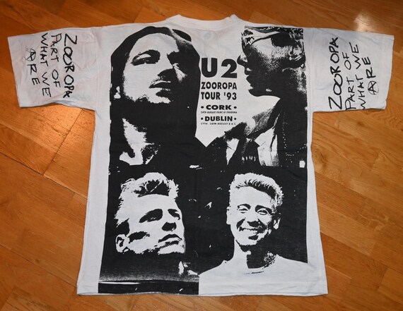 1993 U2 - Zooropa Tour IRELAND Vintage Original Irish Concert Rock