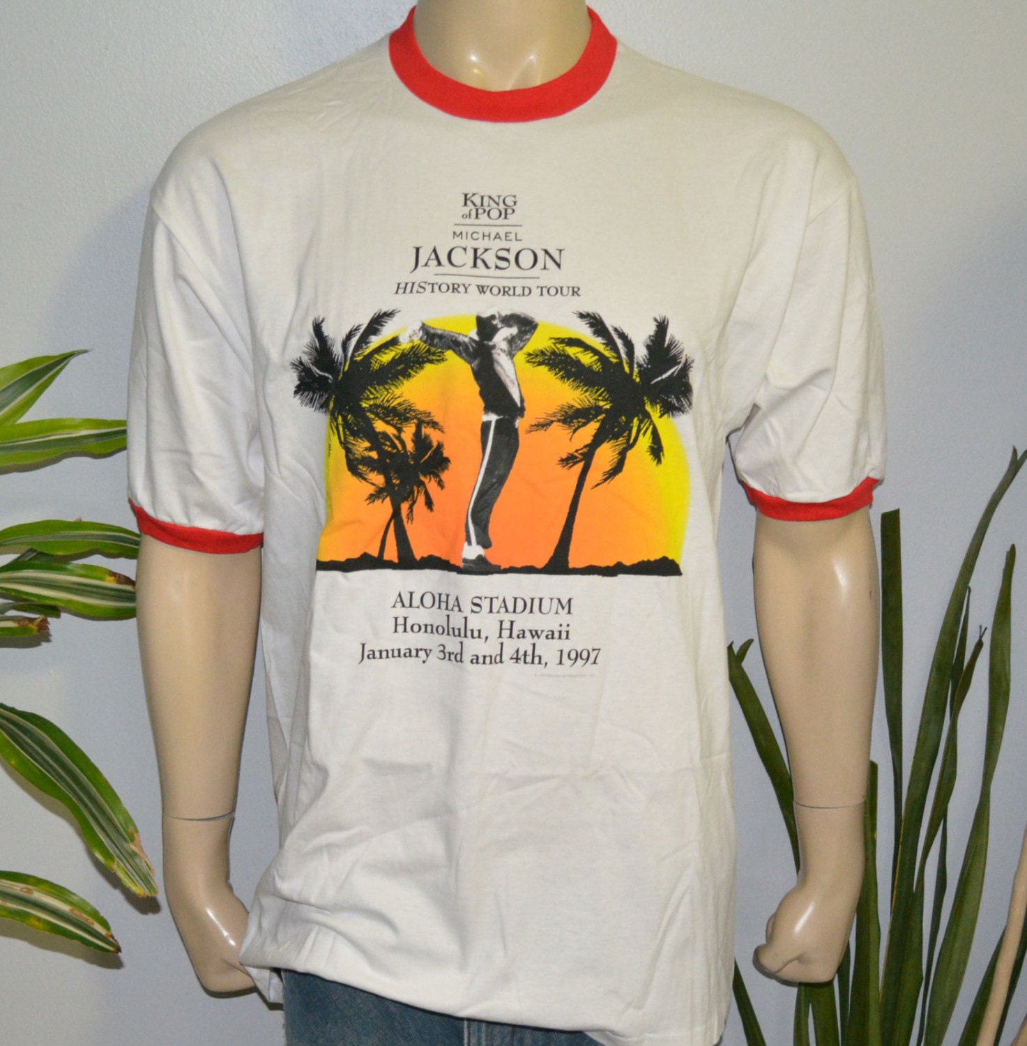 1997 MICHAEL JACKSON Vintage 90's Hawaii Concert Tour - Etsy