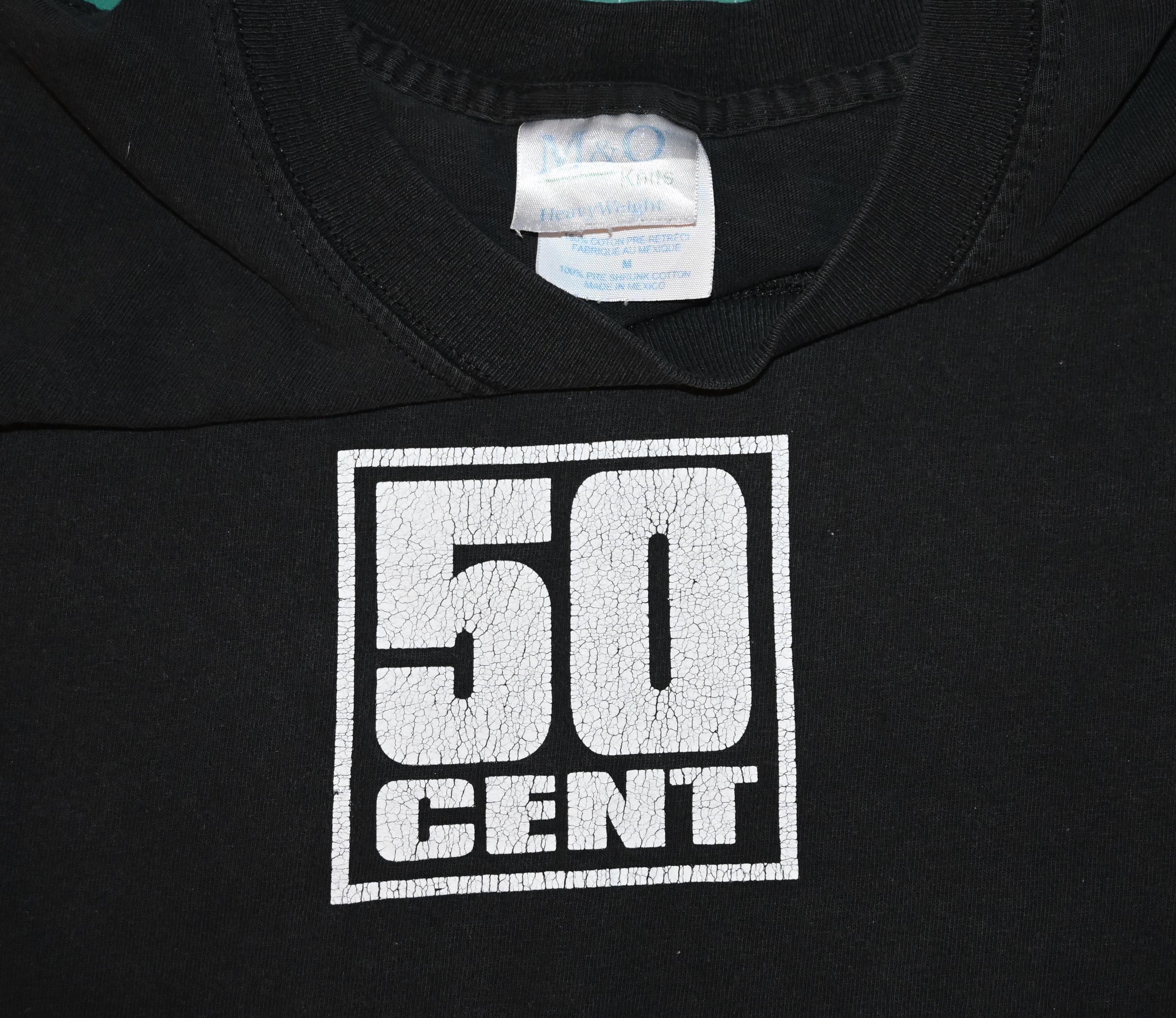 2003 50 CENT Vintage Original Y2K 2000's Hip-hop Rap Tee Concert