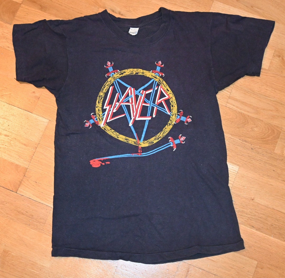 1985 SLAYER Vintage Rare Concert 85 Hell Awaits Tour Original