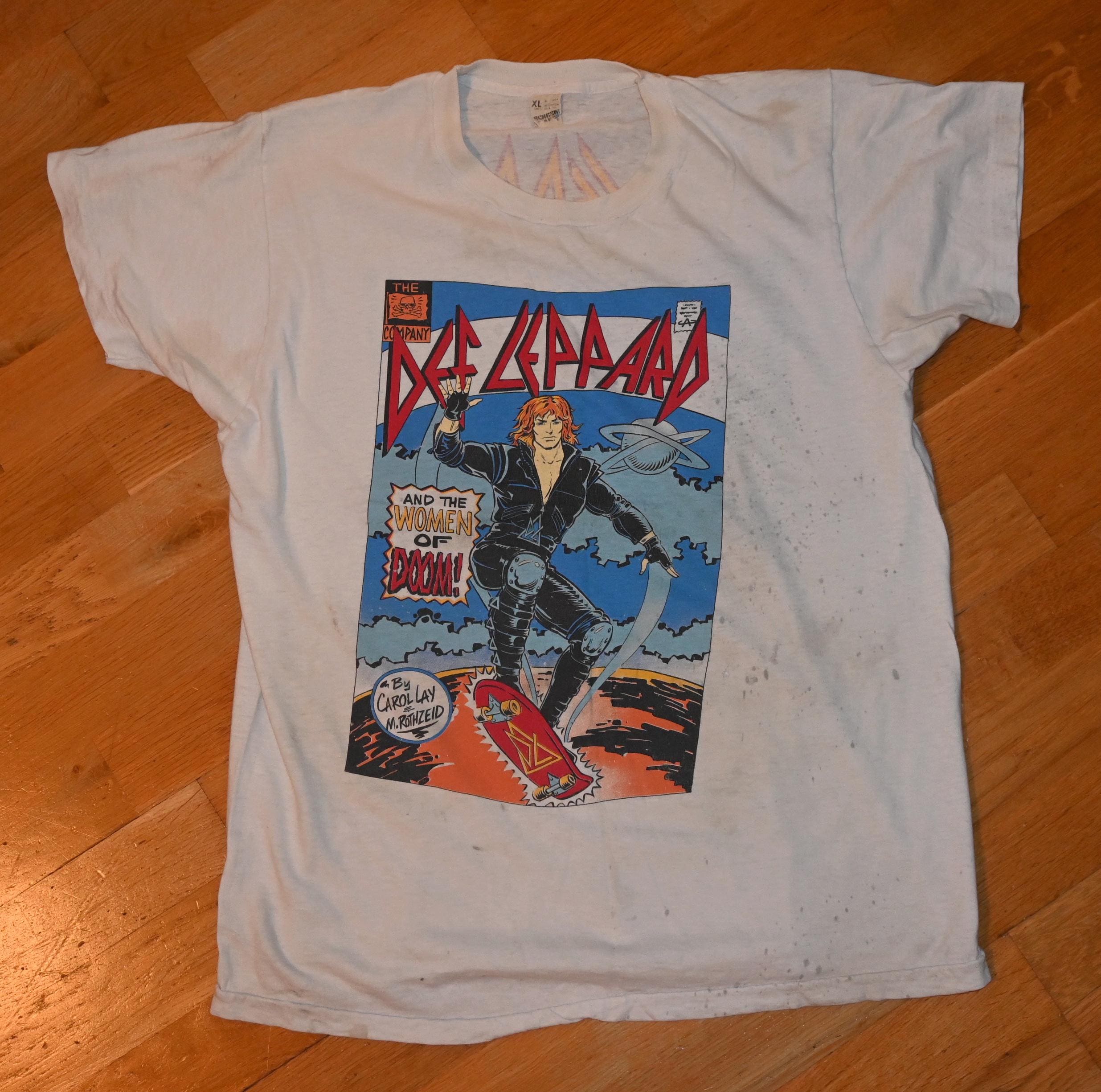 1987 DEF LEPPARD Vintage Original Rare! 1980's Concert Tour Rock