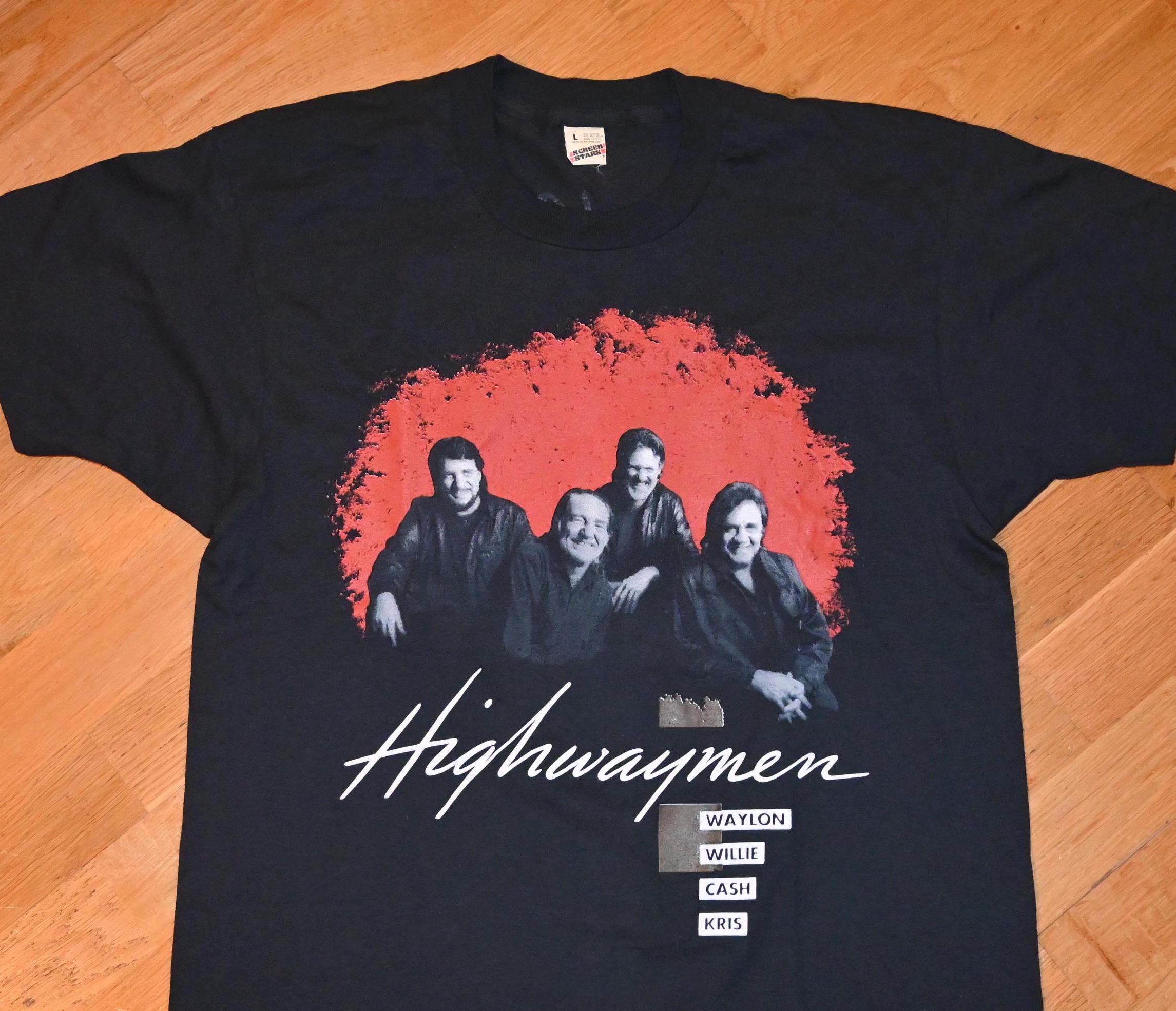 80s ヴィンテージ HIGHWAY 101 バンドTシャツ 89年 90s 1990 the HIGHWAYMEN Vintage Original Rare 80's Concert Tour Johnny