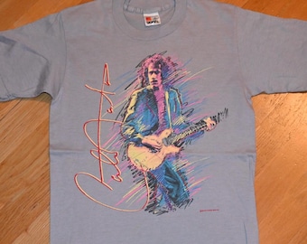 Vintage 1979 SANTANA Raglan Baseball T Shirt Size S-M /1970s 70s