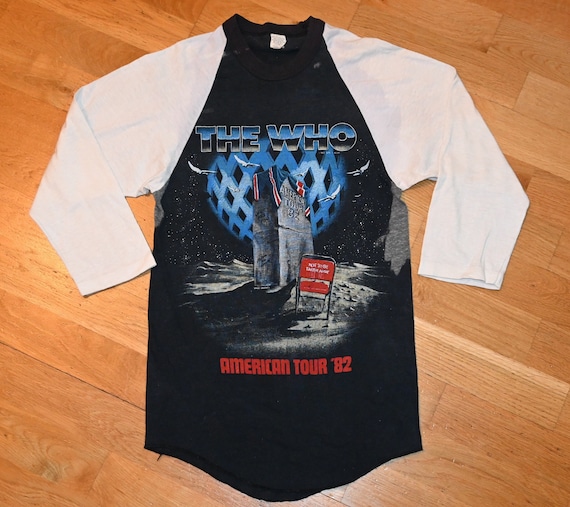 1982 THE WHO Vintage Rare 1980's Concert Tour Rock Band