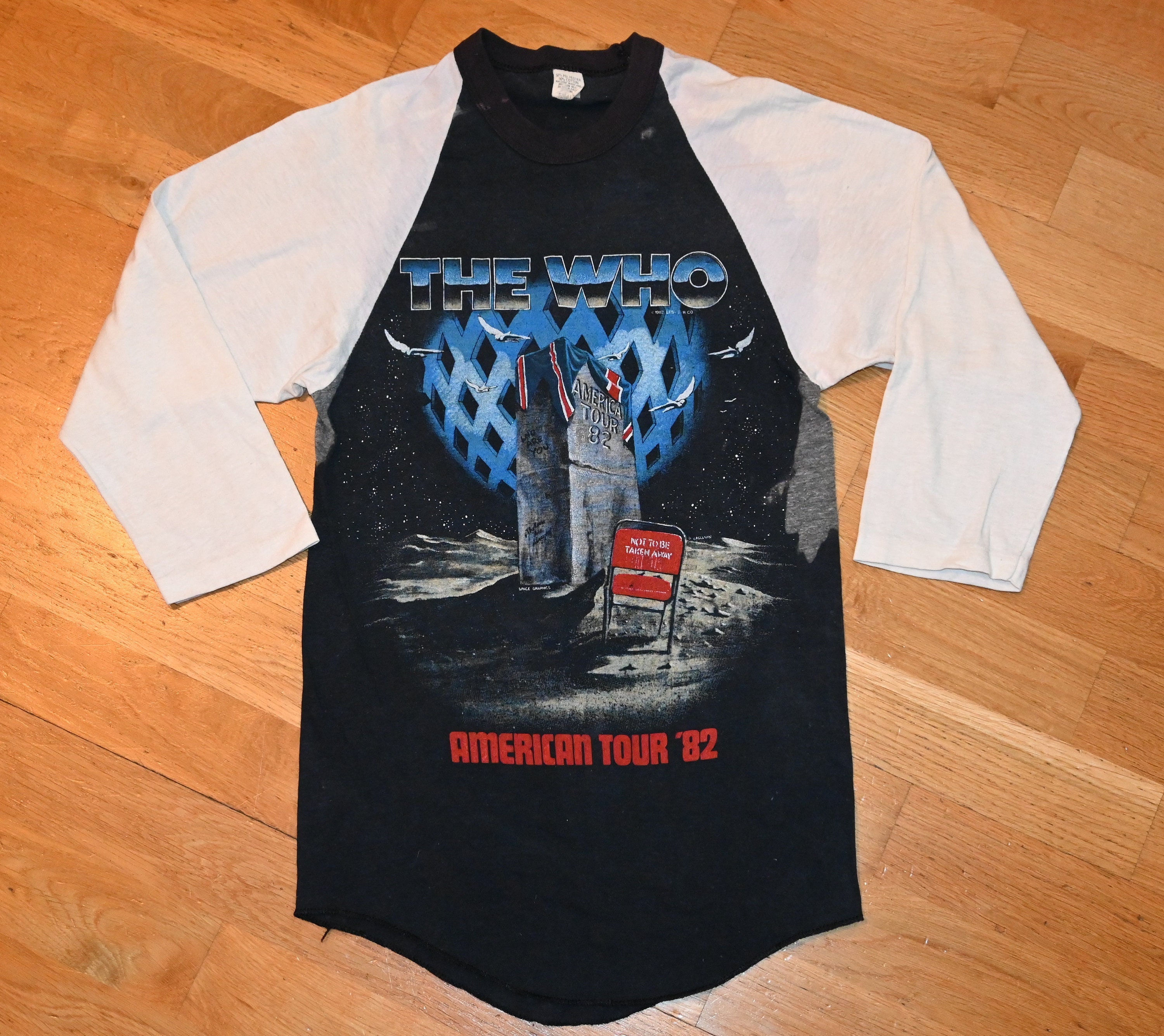 1982 THE WHO Vintage Rare 1980's Concert Tour Rock Band