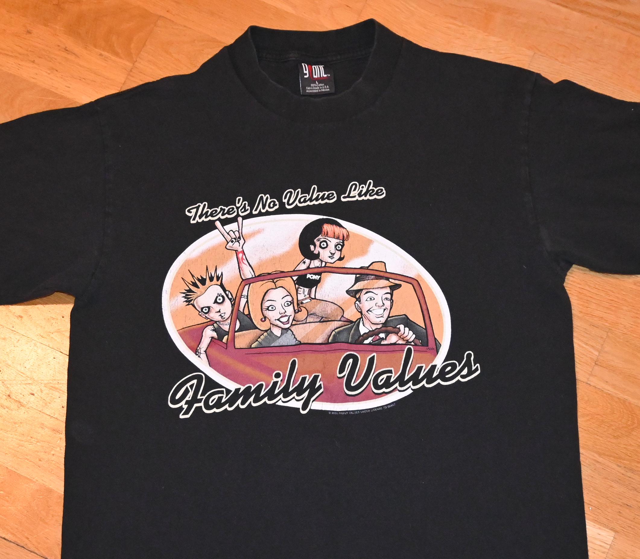 2001 FAMILY VALUES TOUR Vintage Stone Temple Pilots/ Linkin Park