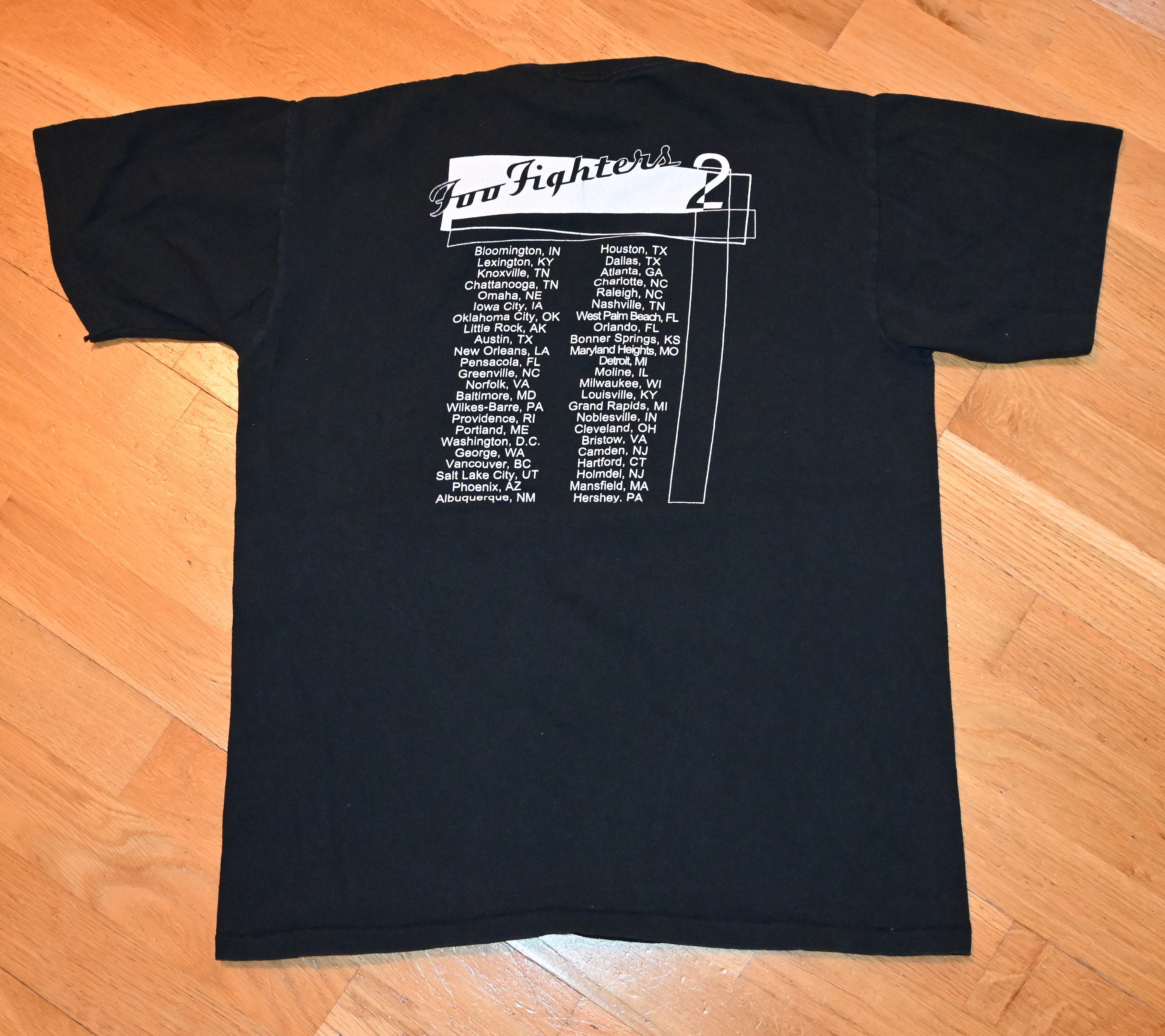 1990's FOO FIGHTERS Vintage Rare Concert 2000 Tour Grunge 1990's FOO FIGHTERS Vintage Rare Concert 2000 Tour Grunge