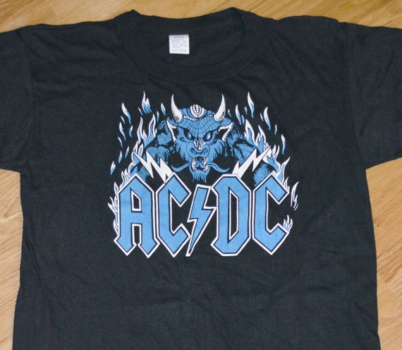 AC/DC Vintage Concert Tour 70s 80s Rare | Etsy