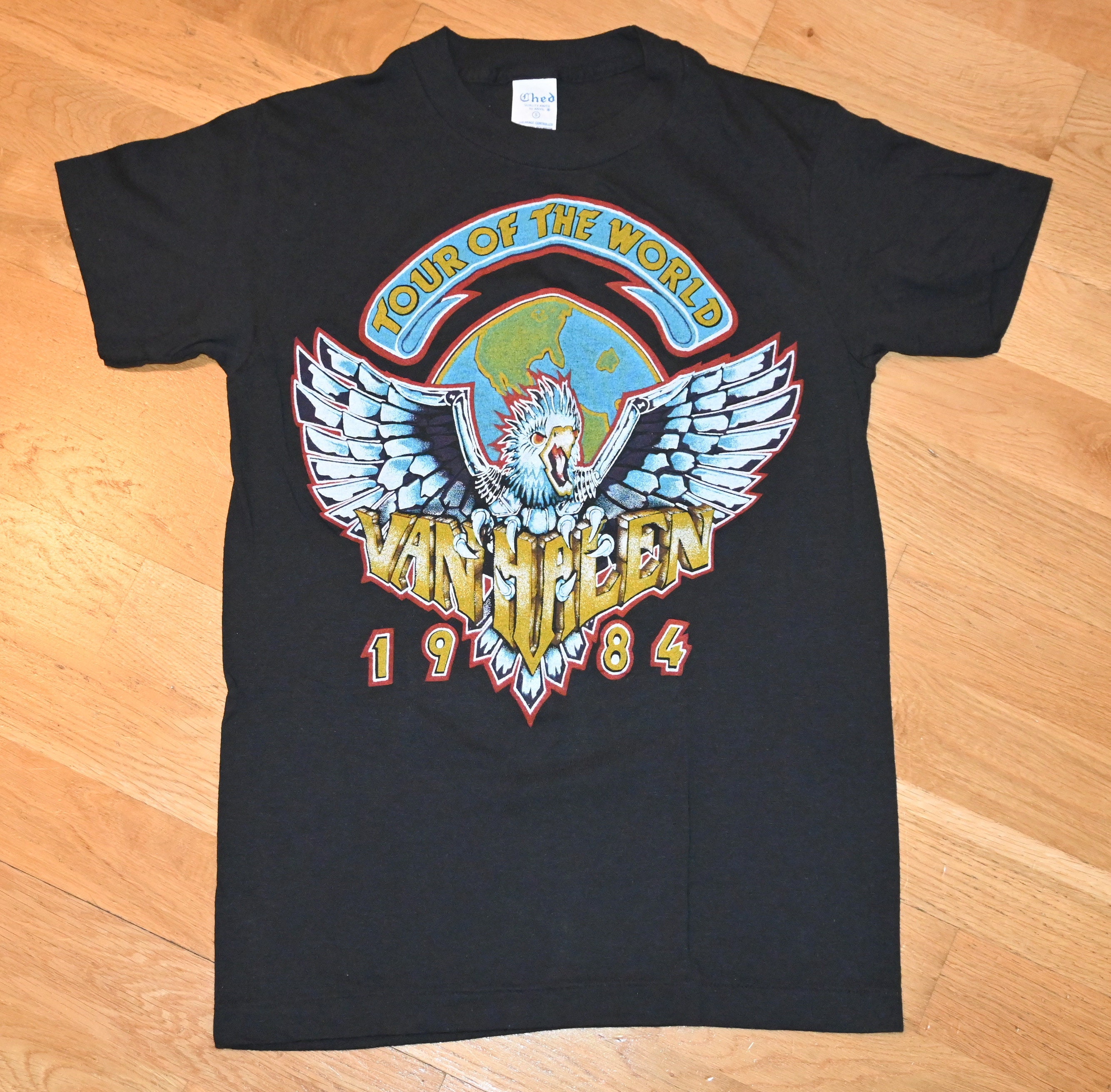 1984 VAN HALEN Vintage Concert Tour Rare Original Rock Band - Etsy