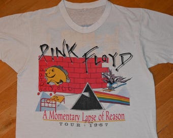 Vtg 1977 Pink Floyd Animals Tour Concert T-shirt XS/S 70s Classic