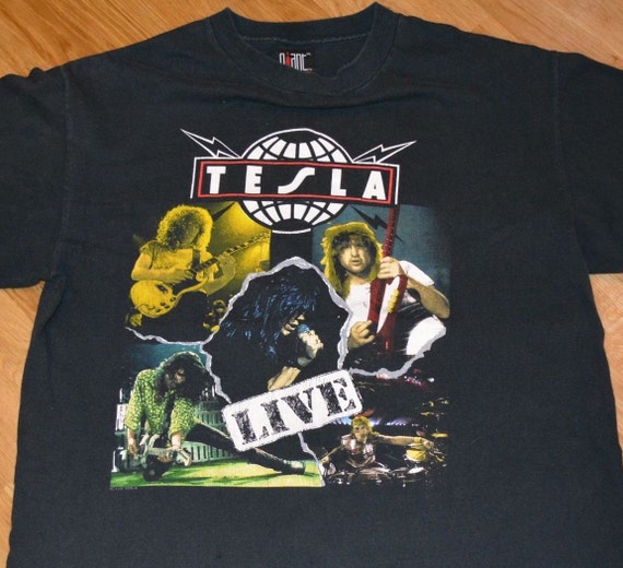 tesla band t shirt