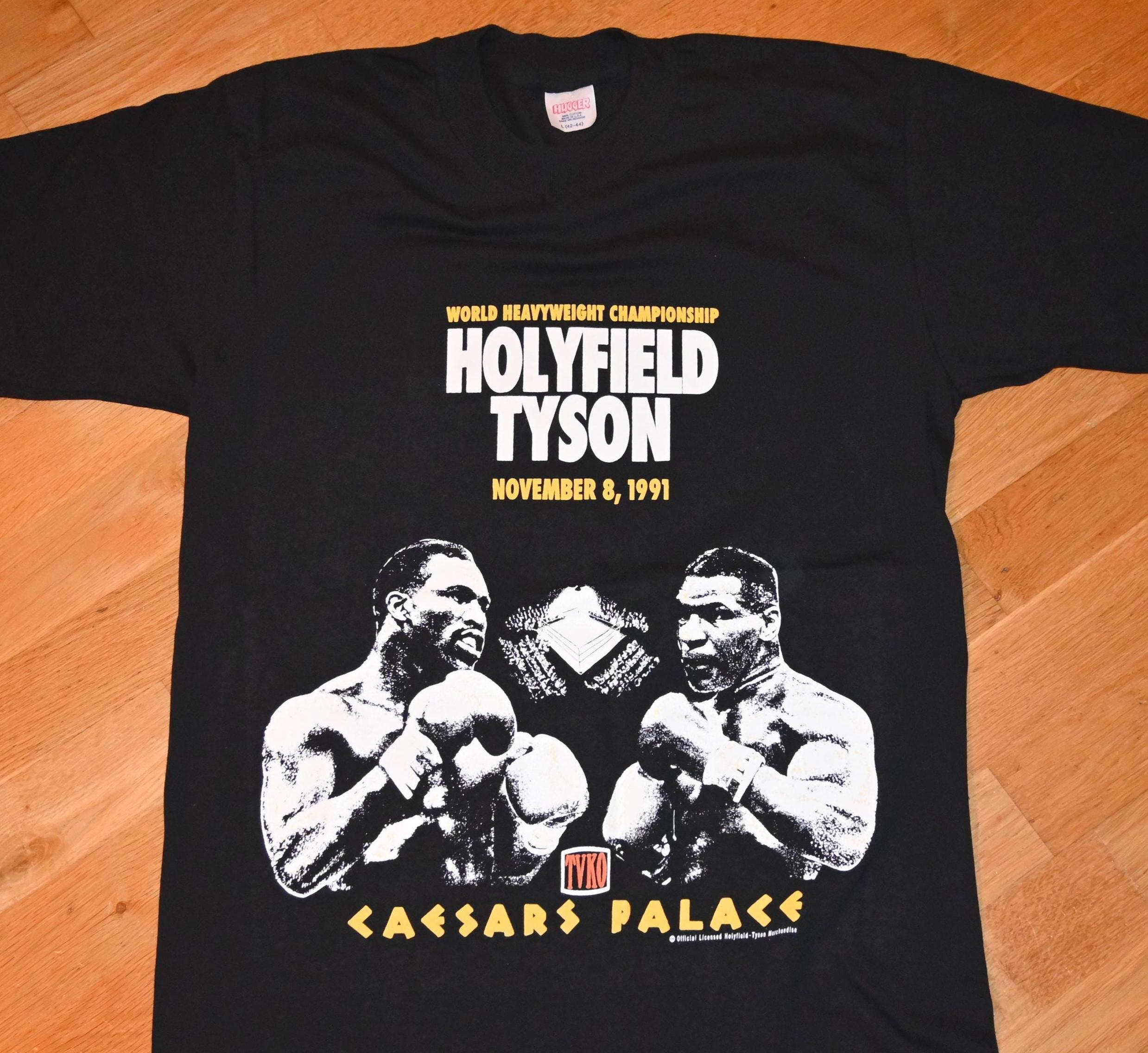 1991 Mike TYSON Vs EVANDER Holyfield Vintage Original 90's Boxing