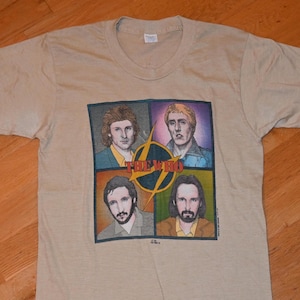 1979-80 THE WHO vintage original Rare Concert Tour rock band tee t-shirt tshirt (S) Small 70&#39;s 80&#39;s Pete Townshend Roger Daltrey Vtg GiFT