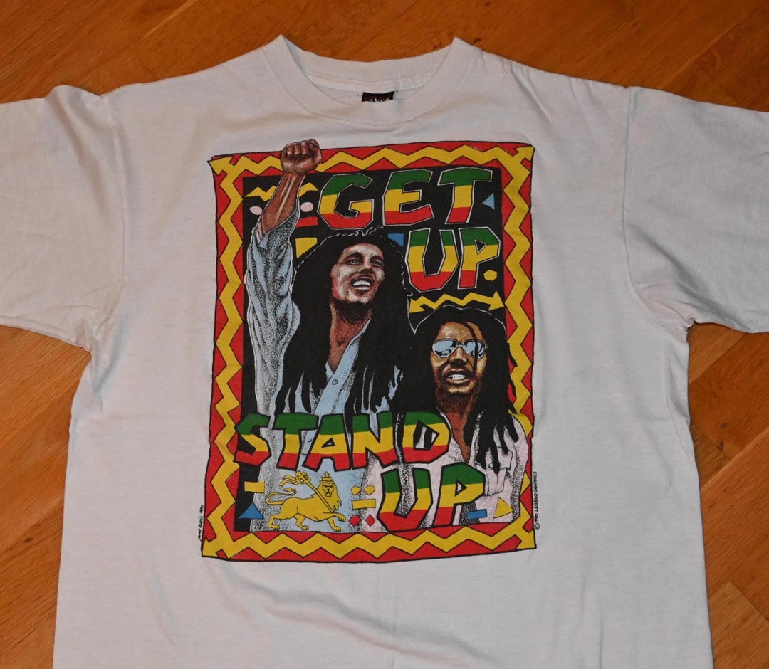 1990 BOB MARLEY + PETER Tosh Vintage Original Rare 80's 90's