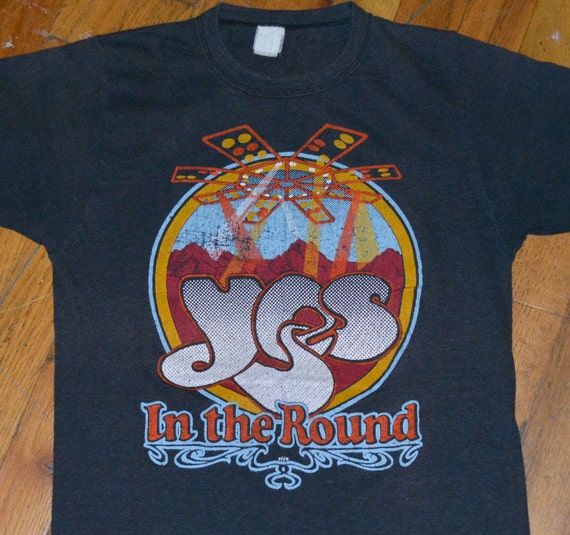 YES Vintage Concert Tour Rare Original Rock Band T-shirt | Etsy