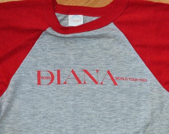 Vintage 90s DIANA ROSS Tour T Shirt Size X-large / Rare 90s