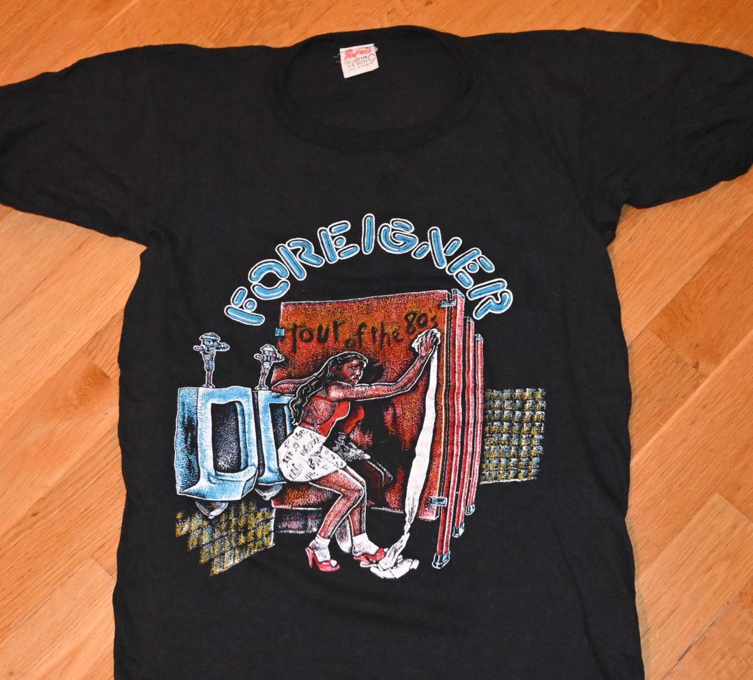 1980 FOREIGNER Vintage Original Rare! 70's 80's Concert Tour Rock Band ...