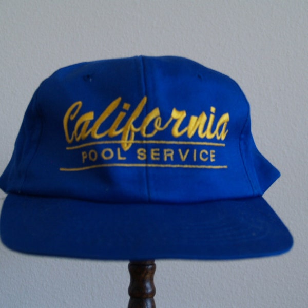 Vintage California Pool Service Snapback Hat