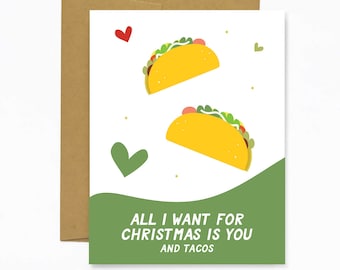 Christmas Tacos (Greeting Card)