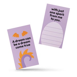 Set di carte stampate "Pixie Dusting" - Figment, Imagination, Epcot, Disney