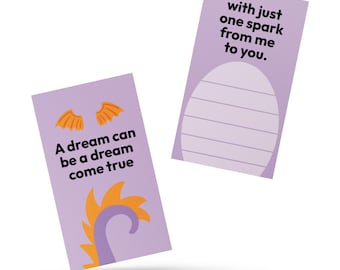 Pixie Dusting Cards PRINTED SET - Figment, Imagination, Epcot, Disney