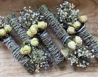 Mint and Lavender Smudge Stick