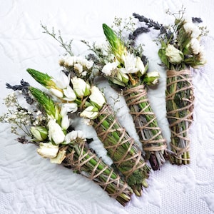 Frisse start, wedergeboorte, munt, lavendel, smudgestick