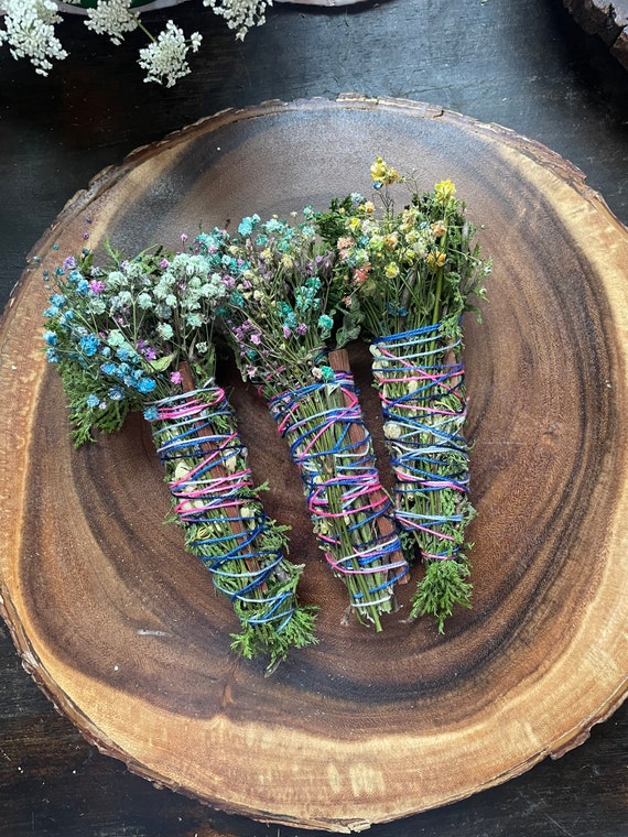Ostara, Cedar, Mint, Jasmine and Sandalwood Smudge Stick