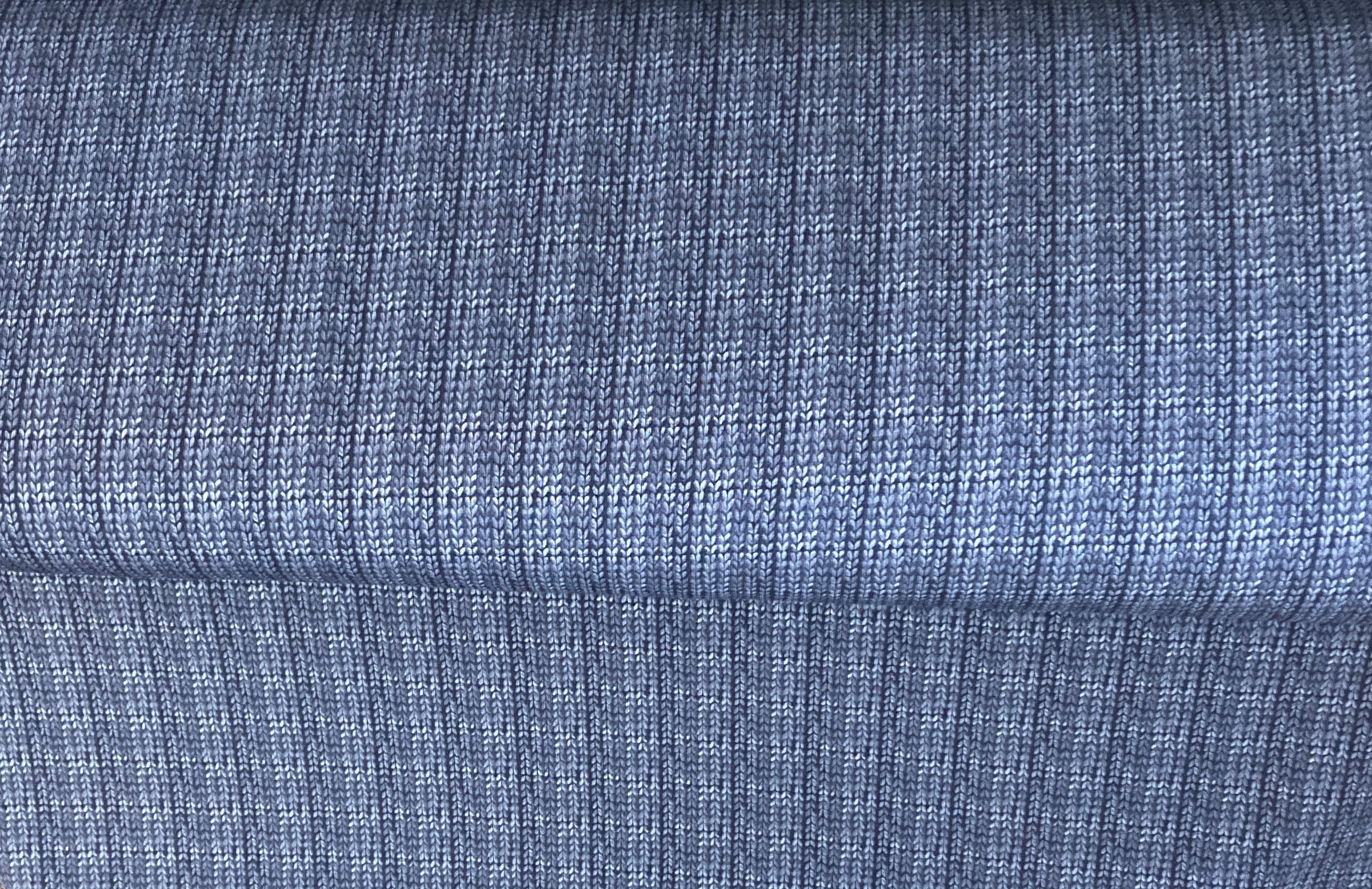 Summer Sweat Knit Fabric Blue Sweater Sweat | Etsy
