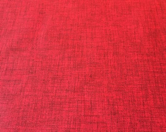 Baumwolle beschichtet uni rot