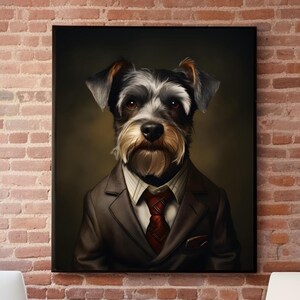 Stylish Dog Portrait Art: Unique Pet Decor (Digital Download)