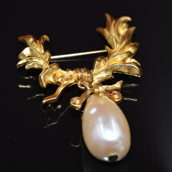 Vintage Brooch Karl Lagerfeld Authentic 1980s