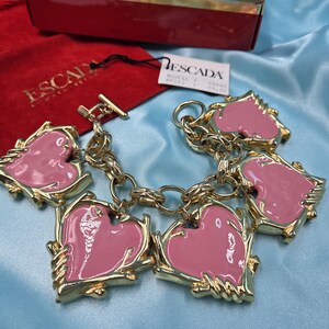 ESCADA サイコロ型チャーム ブレスレットとイヤリング　セット Escada jewelry - Etsy 日本