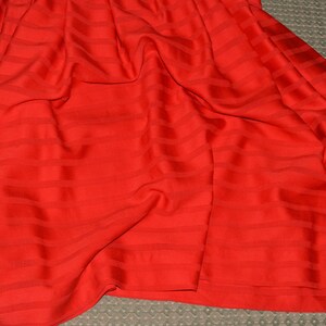 Vintage Dress Red Albert Nipon The Mark of The World Best 1990 Pure Wool L. Magnin image 8