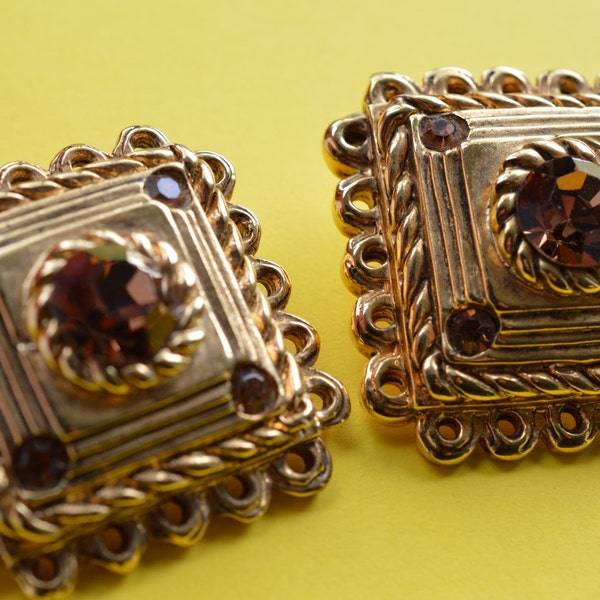 Vintage Earrings by CLAIRE DEVE PARIS 1980s