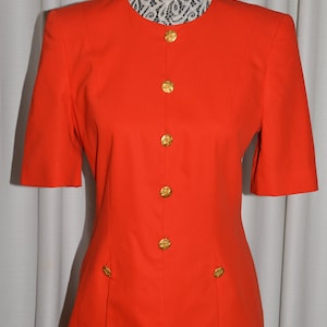 Vintage Jacket Short Sleeves by ESCADA MARGARETHA LEY 1990s