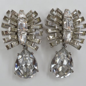 Rare clip-on earrings by Kenneth Jay Lane from the 1990s