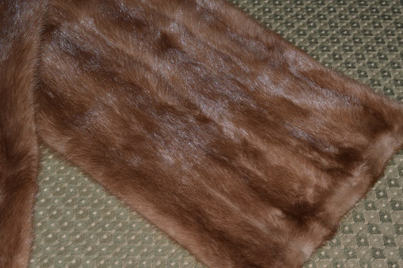 VINTAGE 1950s CHRISTIAN DIOR Pastel Mink Stole - image 6