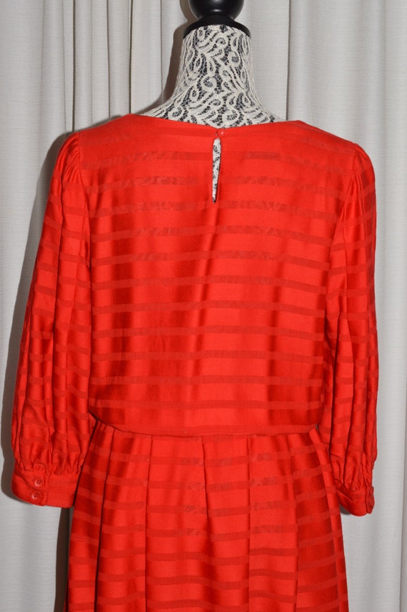 Vintage Dress Red Albert Nipon The Mark of The Wo… - image 6